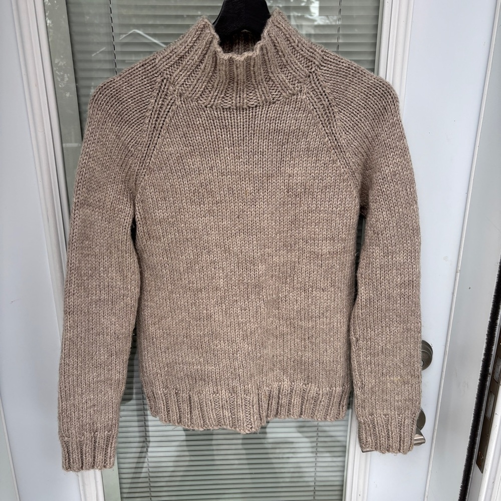Women's Tan Knit Sweater